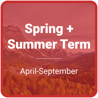 spring and summer term (April-September)